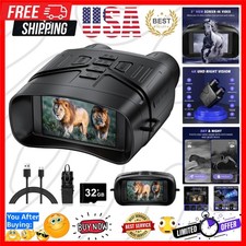 Night Vision Goggles - 4K Night Vision Binoculars with 5000mAh Rechargeable B...