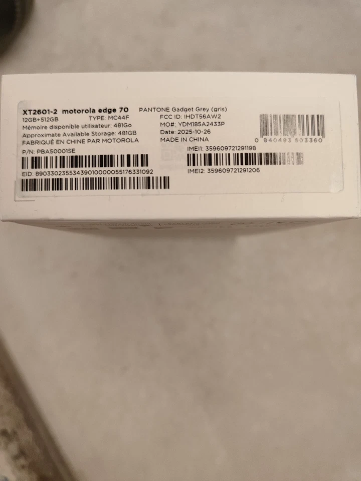 Motorola Edge 70 - 512GB - Graphite Grey  - Bild 4 von 4