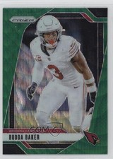 2024 Panini Prizm Green Wave Prizm Budda Baker #5 00em