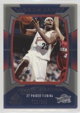 2004-05 SP Game Used Season in Review 710/999 LeBron James #138 8d1