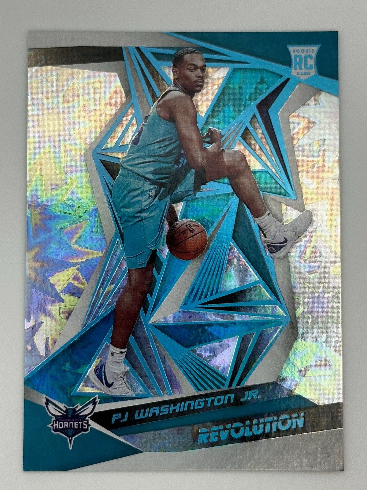 2019-20 PANINI REVOLUTION PJ WASHINGTON JR #111 IMPACT 52/149 RC HORNETS