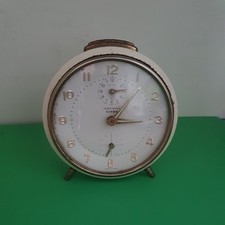 Junghans Wecker BIVOX  Mechanisch Vintage Uhr 50er uhr