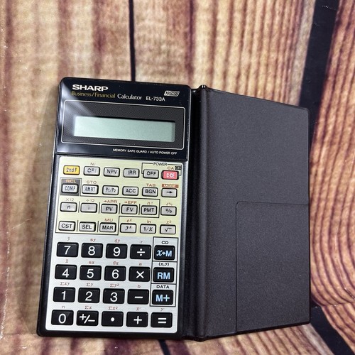 SHARP EL-733A Scientific Financial and Graphing Calculator Large Display Manual - Picture 3 of 5
