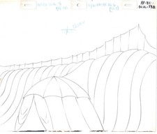 She-Ra Princess of Power Animation Production Pencil Background 1980s 004