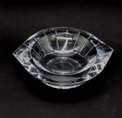 facettierte Glasschale von Orrefors