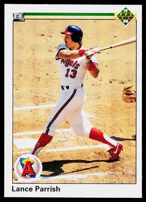 Lance Parrish, 1990 Upper Deck, #674, California Angels,