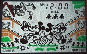 Nintendo Game & Watch Mickey Mouse MC-25 Wide Screen 1981 with Box Tested