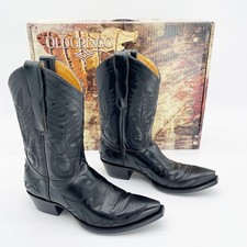 Old Gringo Women's 8 Nevada Black Leather Embroidered Western Cowgirl Boots