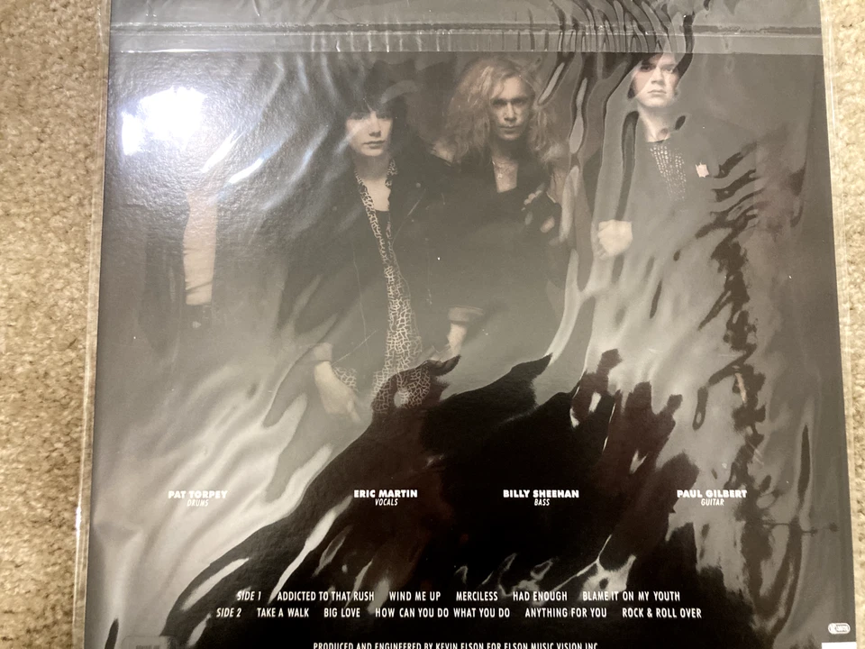 Mr. Big  Self Titled Ltd to 3,500 copies/Numbered RSD Blue Vinyl LP New SEALED! - Image 3 of 4