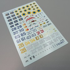 Decals Ukrainian Fulcrums: Mikoyan MiG-29 9-12, 9-13, 9-51 1/72 FoxBot 72-061