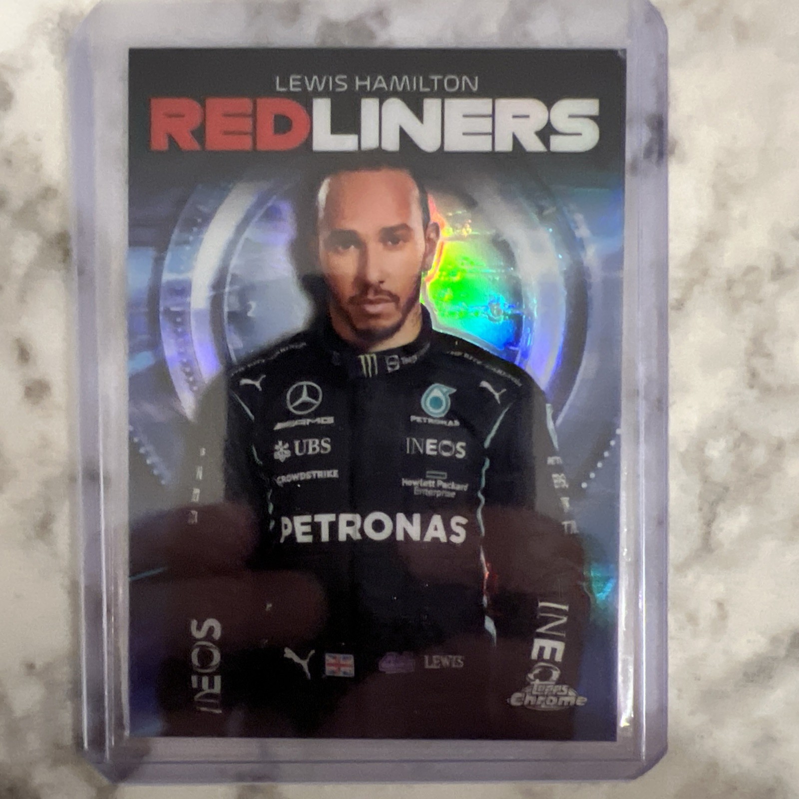 2021 Topps Chrome F1 Lewis Hamilton Redliners #RL-1