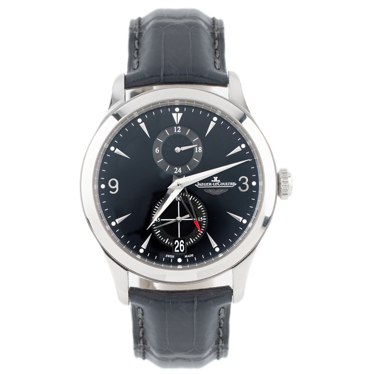 Jaeger-LeCoultre Master Hometime Aston Martin Steel Black Dial