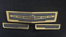 1983 1988 Chevy Monte Carlo Ss Chrome And Gold Dual Weave Mesh Tiarra Grille