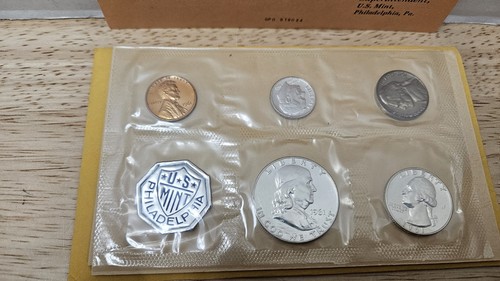 United States Silver Proof Sets 1960 1961 1962 and 1963 In Original Envelopes - 第 3/10 張圖片