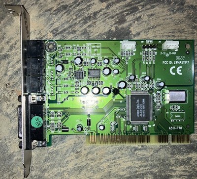 Vintage Avance Logic ALS4000 Labway A511-P70 PCI Gaming Sound Card 1999 TESTED