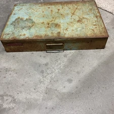 Toolbox Parts Drawer 24 Compartment Organizer Tray Vintage 18.5-13.5-3.25 