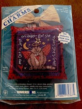 Dimensions MY CAT IS JUST AN ANGEL Cherished Charms Cross Stitch Kit 72367
