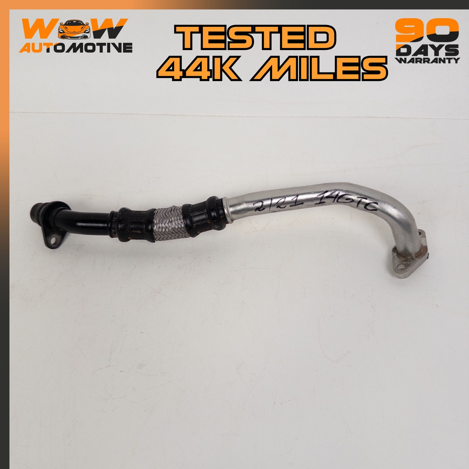 04-19 BENTLEY CONTINENTAL GT 6.0L RIGHT TURBOCHARGER RETURN OIL LINE OEM