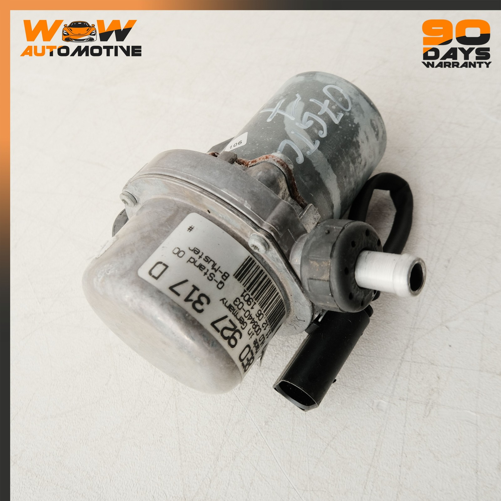 04-13 BENTLEY CONTINENTAL GTC  FLYING SPUR BRAKE BOOSTER VACUUM PUMP OEM