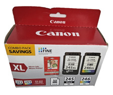 Canon Combo Pack 243, 244, 245XL and 246XL Color  Black Ink Cartridges