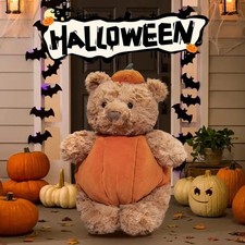 Pumpkin Bartholomew Bear Plush Toy Halloween Soft Collectible
