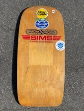 NOS 1978 Sims Lonnie Toft 8 Wheeler Skateboard Deck Vintage never drilled