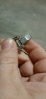 Vintage signed Monet Choker Silver Toned With White Enamel — photo 5