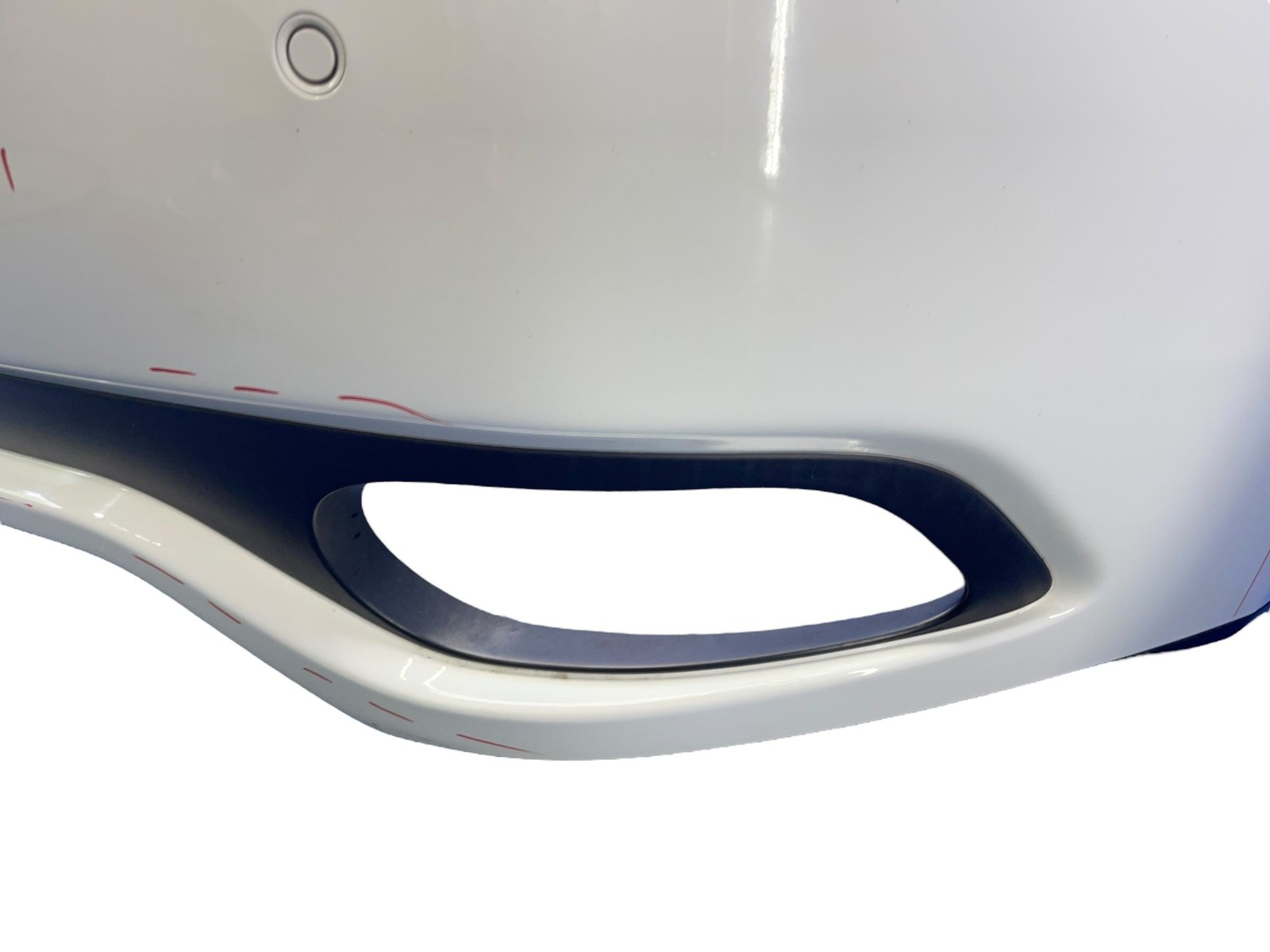 2008-2015 MASERATI GRANTURISMO REAR BUMPER COVER ASSEMBLY W/PARK ASSIST