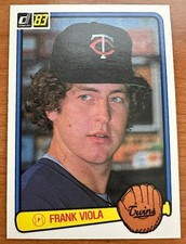 1983 Donruss - Frank Viola #382 (RC) Rookie MLB Baseball Card Minnestoa Twins. rookie card picture