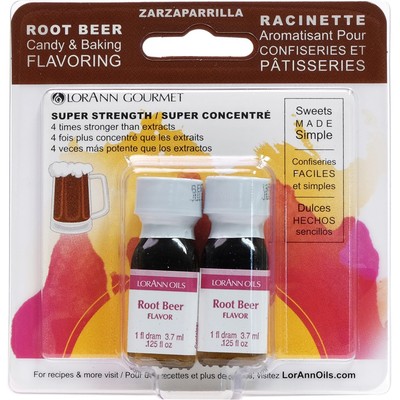 LorAnn Süßigkeiten & Backen Aroma 0,125 Unzen 2/Pkg - Wurzelbier - GESCHMACK - 340
