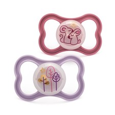 MAM Latex Air Night Soothers  18-36 Months  Glow in The Dark Dummies  Co