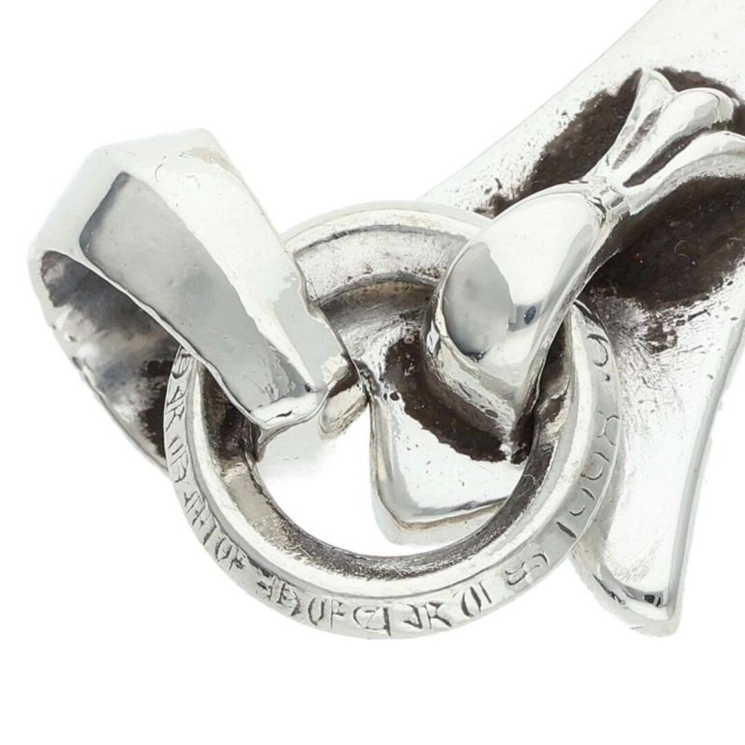 Chrome Hearts CH CRS LG W BALE Large Cross Silver Necklace Top Men's Used 627f58 thumbnail 5