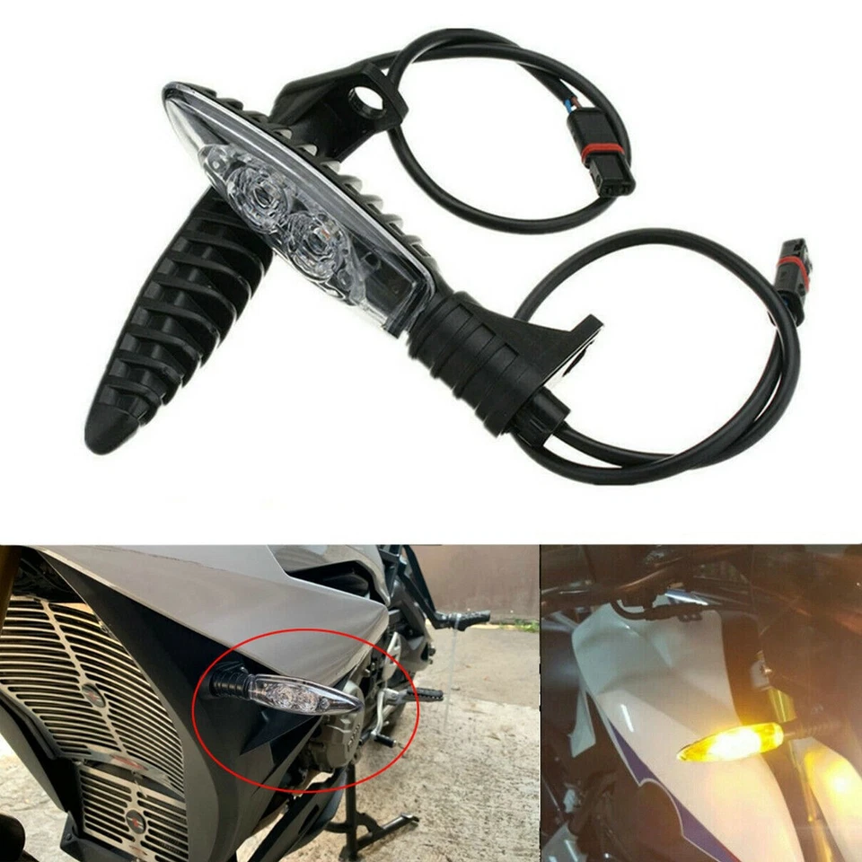 Juegos de luces indicadoras LED delanteras traseras para BMW S1000RR R1200GS F800GS R Foto 4 de 4