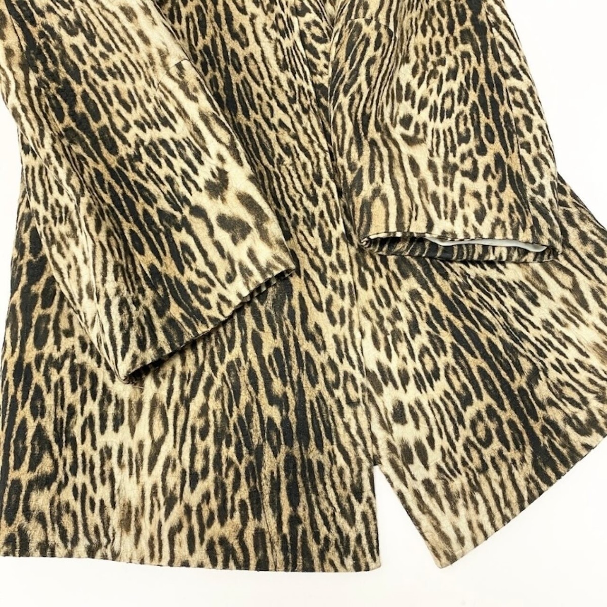 Chloe Leopard Jacquard Belted Coat Size 34 Multicolor Women's View 6