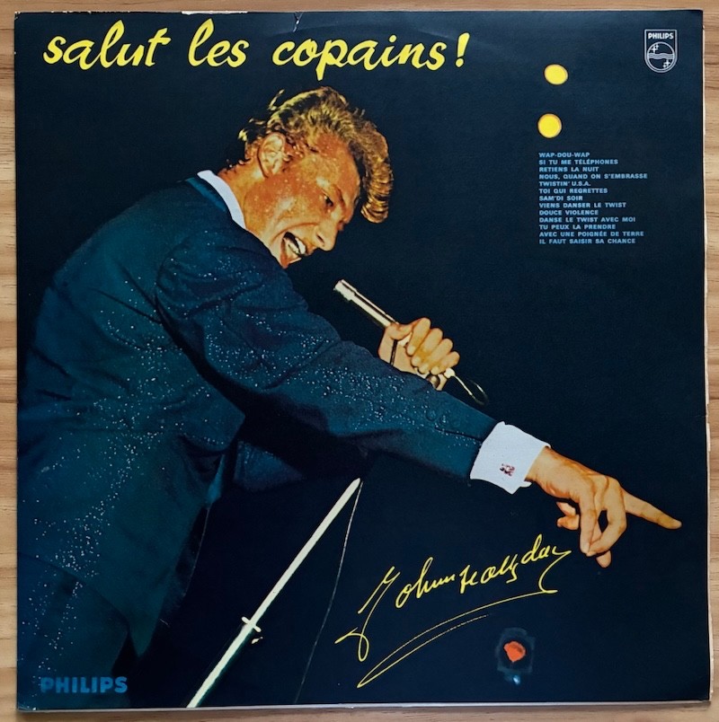 Johnny Hallyday – Salut Les Copains!  LP 1962 MONO Brazil NM