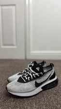 Nike Air Max Flyknit Racer Men's Trainers Size 7 UK Black/Grey/White Good Cond