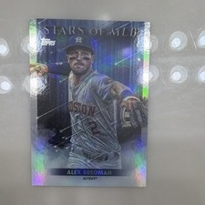 Topps 2022 Series 1 Alex Bregman Houston Astros Stars of MLB Hologram #SMLB-8