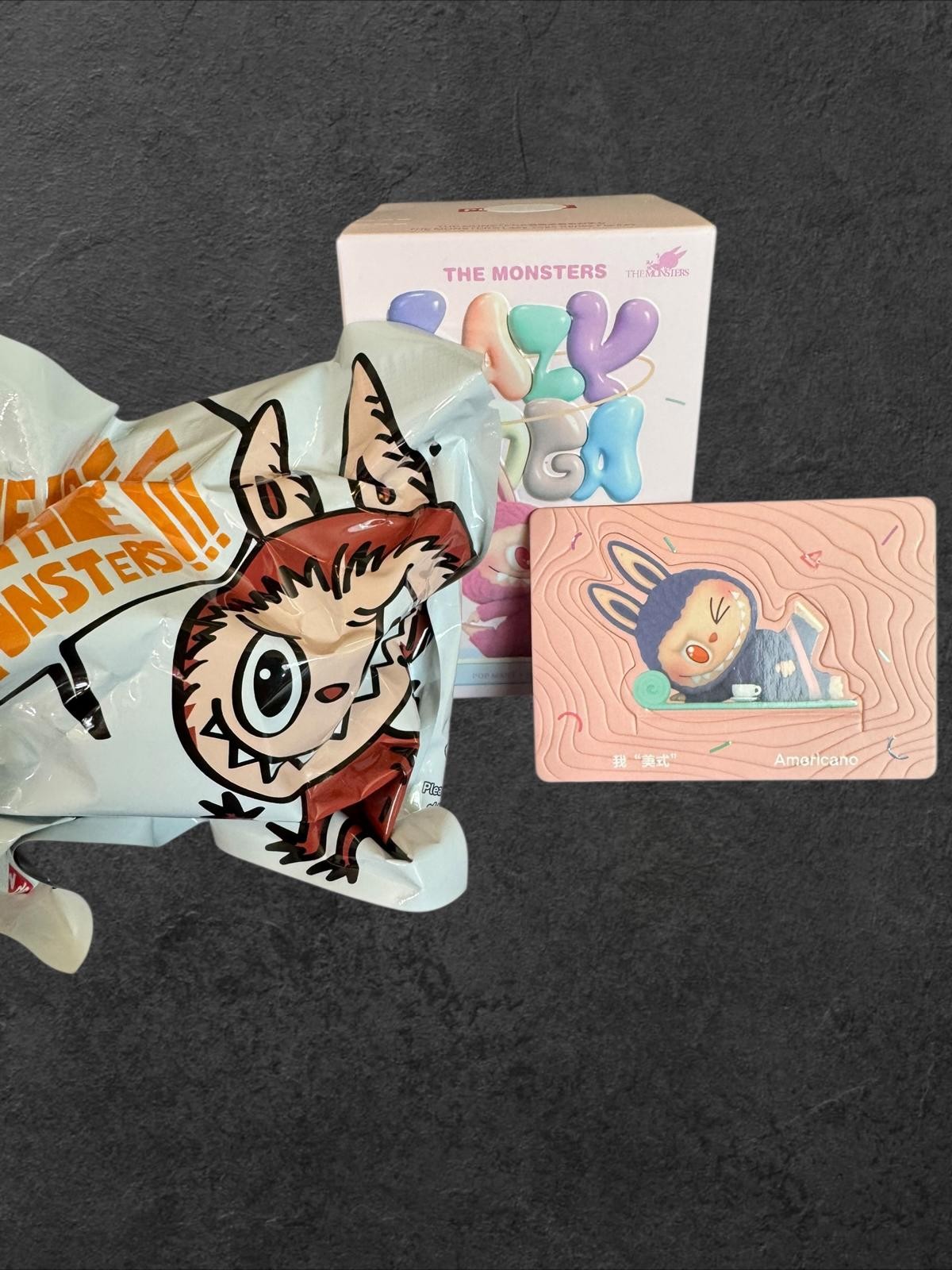 POP MART The Monsters Lazy Yoga Series – Americano Figure