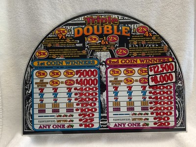 Triple Double Slot Machine Glass Multi Color