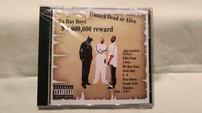 DA BAY BOYS - Wanted Dead or Alive, 2005 SEALED CD, Big Bank Records 