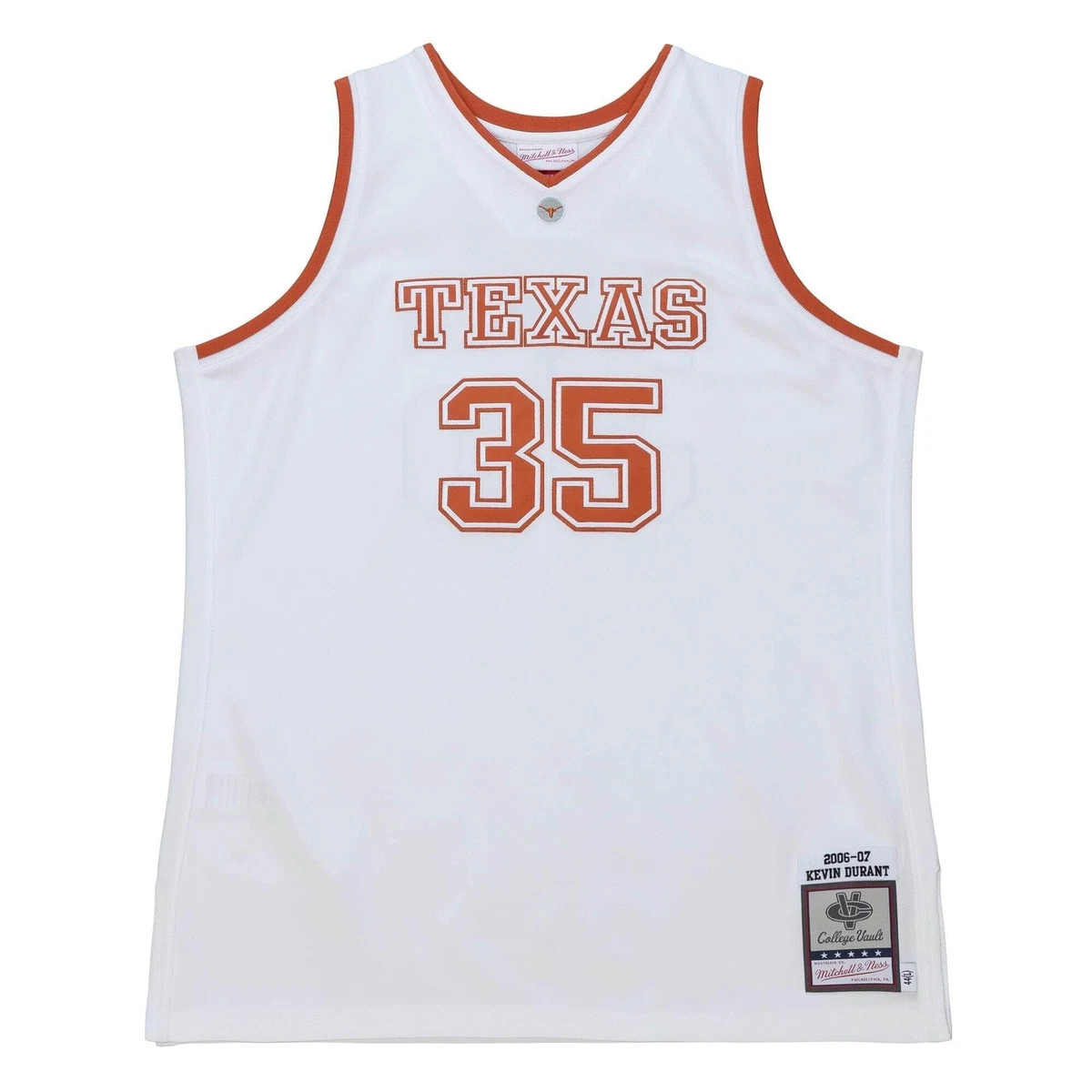 Mitchell & Ness Kevin Durant White Texas Longhorns Authentic 2006 Jersey