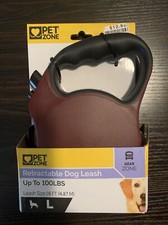 PET ZONE 16FT RETRACTABLE DOG LEASH S/M UP TO 50LB BRAND NEW