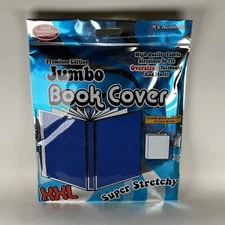 Jumbo Super Stretchy Book Cover XXL Royal Blue New Free Shipping