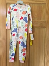 New Carter's Sea Creature Footless pajama PJs Girl Sleeper 1-Pc Snug Fit Cotton