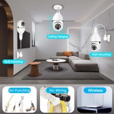 caméra 3MP E27, moniteur bébé WiFi, suivi automatique, vidéosurveillance intérie