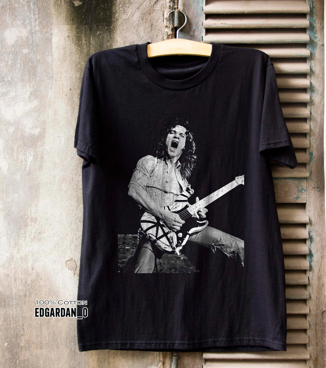 Preços baixos em Camisa de Eddie Van Halen em camisetas masculinas