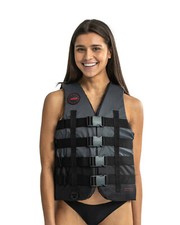 Jobe 4 Buckle Life Vest blk Schwimmweste weste Wakeboard Wasserski Neopren Unis