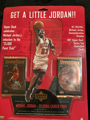 お得 【未開封】マイケルジョーダン Get a Little Jordan Mini Standee UPPER DECK コレクターズチョイス 5333433057_2