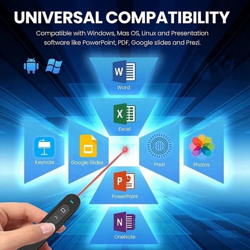 USB Power Presentation Point Clicker Wireless Presenter School Office - 第 4/12 張圖片