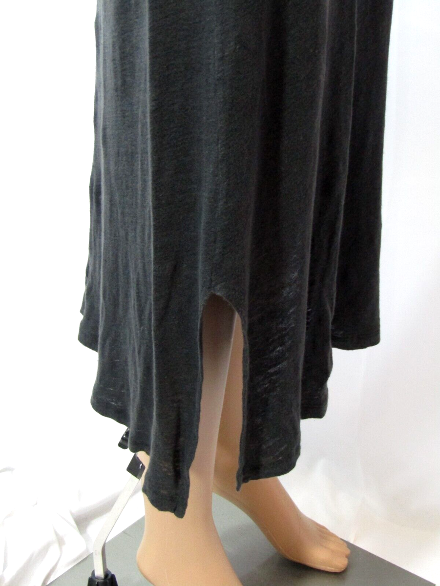 Hartford Black Linen Maxi Dress Size 1 | eBay